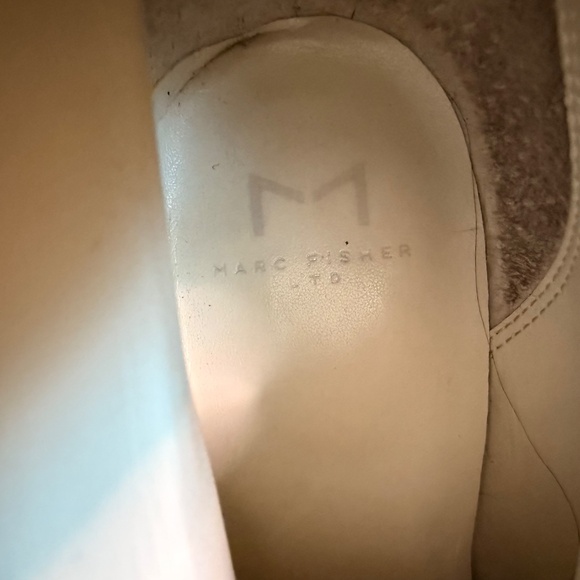 White Pointed Toe High Heel Ankle Boots - Picture 13 of 13